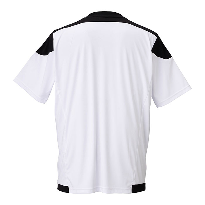 激安クラスティーシャツ（S～2XL）オリジナルストライプサッカーユニフォーム ホワイト×ブラック画像2