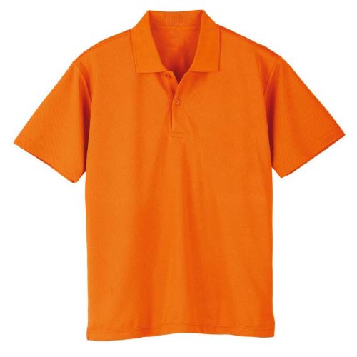 激安クラスティーシャツ4.4オンス　ドライポロシャツ　オレンジ画像1