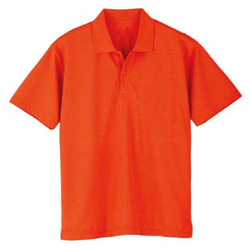 激安クラスティーシャツ4.4オンス　ドライポロシャツ　サンセットオレンジ画像1