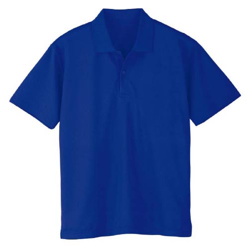 激安クラスティーシャツ4.4オンス　ドライポロシャツ　ジャパンブルー画像1