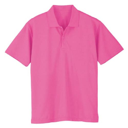 激安クラスティーシャツ4.4オンス　ドライポロシャツ　ピンク画像1