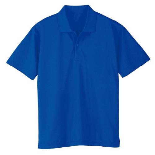 激安クラスティーシャツ4.4オンス　ドライポロシャツ　ロイヤルブルー画像1