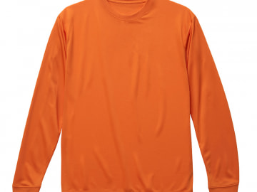 ドライロングTシャツ　オレンジ