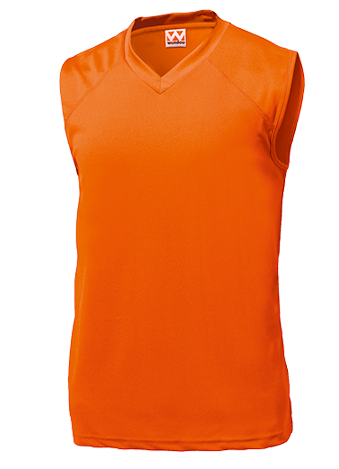 ベーシックバスケットシャツ オレンジ 激安サッカーユニフォームと学割クラスtシャツのパラスポ