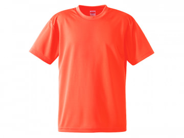 4.1オンス ドライアスレチック Tシャツ　蛍光オレンジ