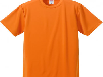 4.1オンス ドライアスレチック Tシャツ　オレンジ